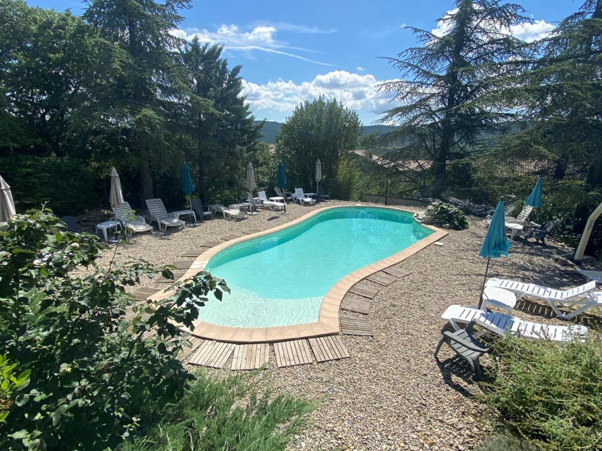 Chambres D'Hotes Les Clapas Chauzon Exteriér fotografie
